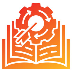 Poster - Practice Glyph Gradient Icon