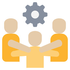 Poster - Collaboration Flat Icon