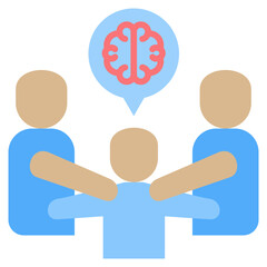 Poster - Brainstorm Flat Icon