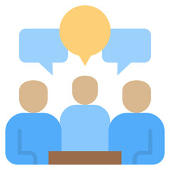 Poster - Conversation Flat Icon