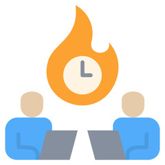 Poster - Deadline Flat Icon
