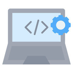 Poster - Software Development Flat Icon