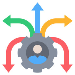 Poster - Flexible Flat Icon