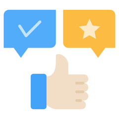 Poster - Feedback Flat Icon