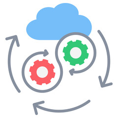 Poster - Devops Flat Icon