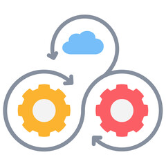Poster - Devops Flat Icon