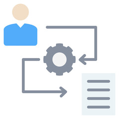 Poster - Workflow Flat Icon