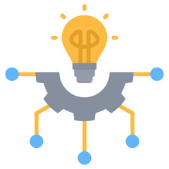 Poster - Idea Flat Icon