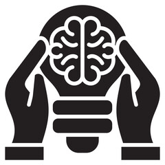 Poster - Idea Glyph Icon