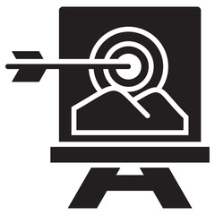 Poster - Goal Glyph Icon