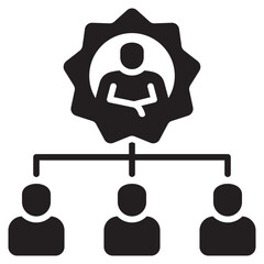 Poster - Organization Glyph Icon