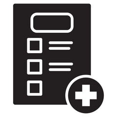 Poster - Add Task Glyph Icon