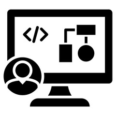 Poster - Software Engineer Glyph Icon