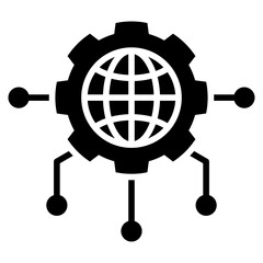 Poster - Central Glyph Icon