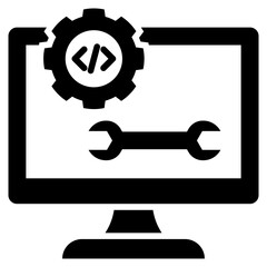 Poster - Configuration Glyph Icon