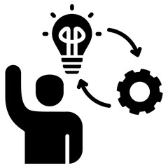 Poster - Initiative Glyph Icon