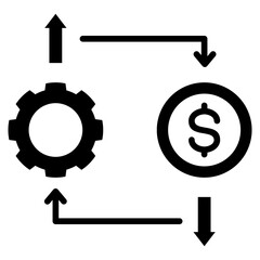 Poster - Efficiency Glyph Icon