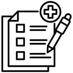 Poster - Add Task Line Icon