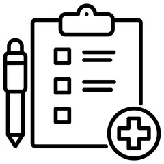 Poster - Add Task Line Icon
