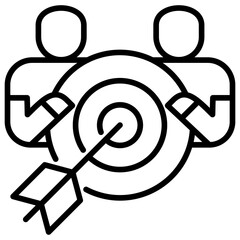 Poster - Teamwork Line Icon