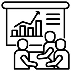 Poster - Statisctics Line Icon