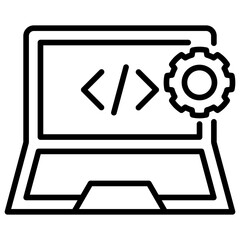 Poster - Software Development Line Icon