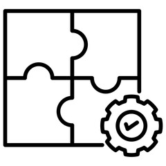 Poster - Complementary Line Icon