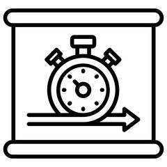 Poster - Agile Line Icon