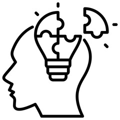 Poster - Problem Solving Line Icon