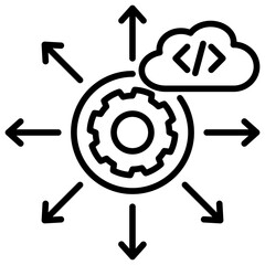 Poster - Deployment Line Icon
