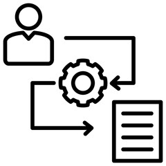 Poster - Workflow Line Icon
