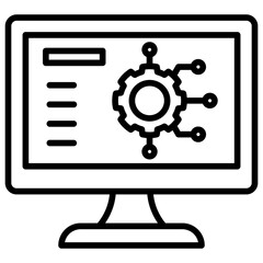 Poster - Operations Line Icon