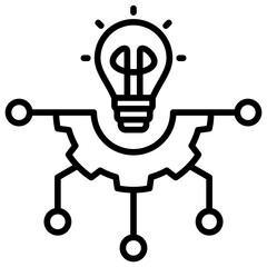 Poster - Idea Line Icon