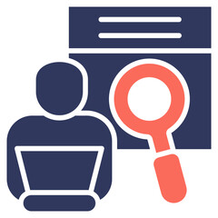Poster - Job Search Mixed Icon