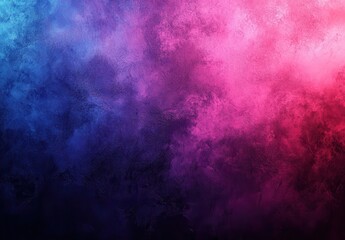 Poster - Abstract colorful background featuring a gradient of deep blue, vibrant pink, and soft purple tones with a textured appearance that inspires creativity and imagination