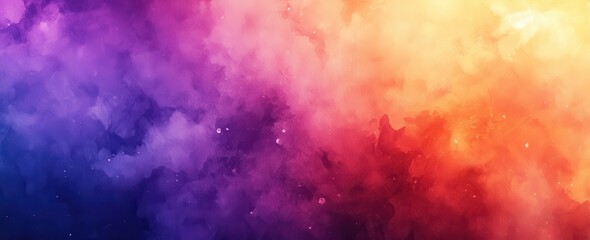 Poster - Abstract colorful gradient background with swirling patterns in shades of purple, orange, and yellow for creative design and artistic projects