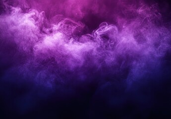 Poster - Abstract colorful smoke background with shades of purple, pink, and deep blue, creating a dreamy and atmospheric visual effect for artistic designs