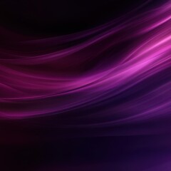 Poster - Abstract digital background with flowing waves of vibrant purple and black colors creating a sense of movement and energy in a modern design setting