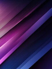 Poster - Abstract Lines of Purple and Blue Gradient Art in Smooth Stripes for Modern Background and Digital Design Projects