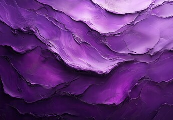 Poster - Abstract Purple Texture with Flowing Layers and Waves, Creating a Sense of Depth and Movement in Soft Pastel Hues for Artistic and Creative Projects