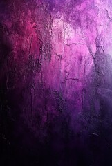 Poster - Abstract textured background in vibrant shades of purple and black, showcasing a blend of paint and cracks with a modern artistic flair for design purposes