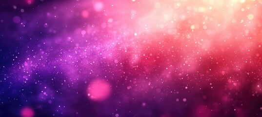 Poster - Colorful Abstract Background with Soft Bokeh Lights and Vibrant Splashes of Pink, Purple, and Gold, Perfect for Creative Projects and Design Use