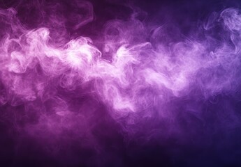 Fototapete - Colorful Smoke Background in Purple and Pink Shades for Creative Visuals and Artistic Designs