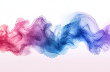 Poster - Colorful swirling smoke pattern in vibrant shades of pink, purple, and blue creating an abstract artistic background for design projects
