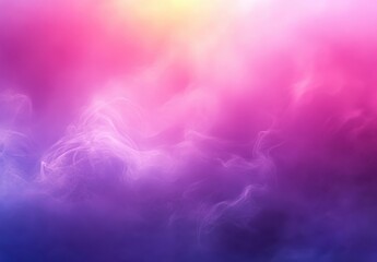 Poster - Ethereal Abstract Background with Soft Swirls of Pink, Purple, and Blue Hues for Creative Projects, Digital Art, or Printing Purposes