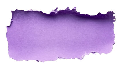 Poster - Torn purple paper with smooth texture and rugged edges, artistic background concept