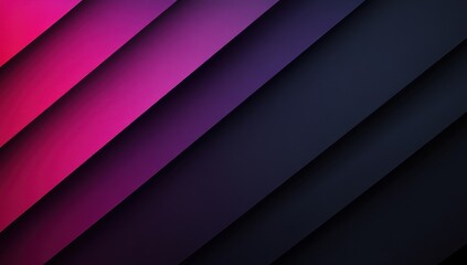 Poster - Modern Geometric Background with Deep Colors and Soft Gradients Featuring Striking Lines of Magenta and Black on Sleek Surface Design Elements