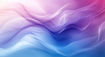 Poster - Soft pastel waves blending together in seamless flow creating a dreamy and ethereal abstract background suitable for various creative projects