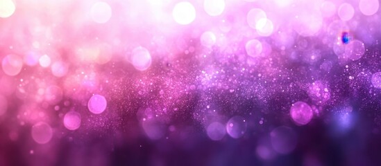 Poster - Soft Purple and Pink Bokeh Background with Glowing Spheres and Dreamy Effects for Abstract, Artistic, and Ethereal Design Projects