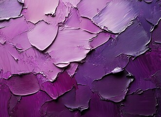 Poster - Textured Background of Layered Purple Paint in Abstract Design Capturing Shades of Lavender, Plum and Violet for Creative Projects